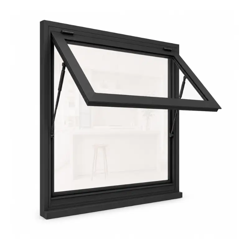 gas strut window