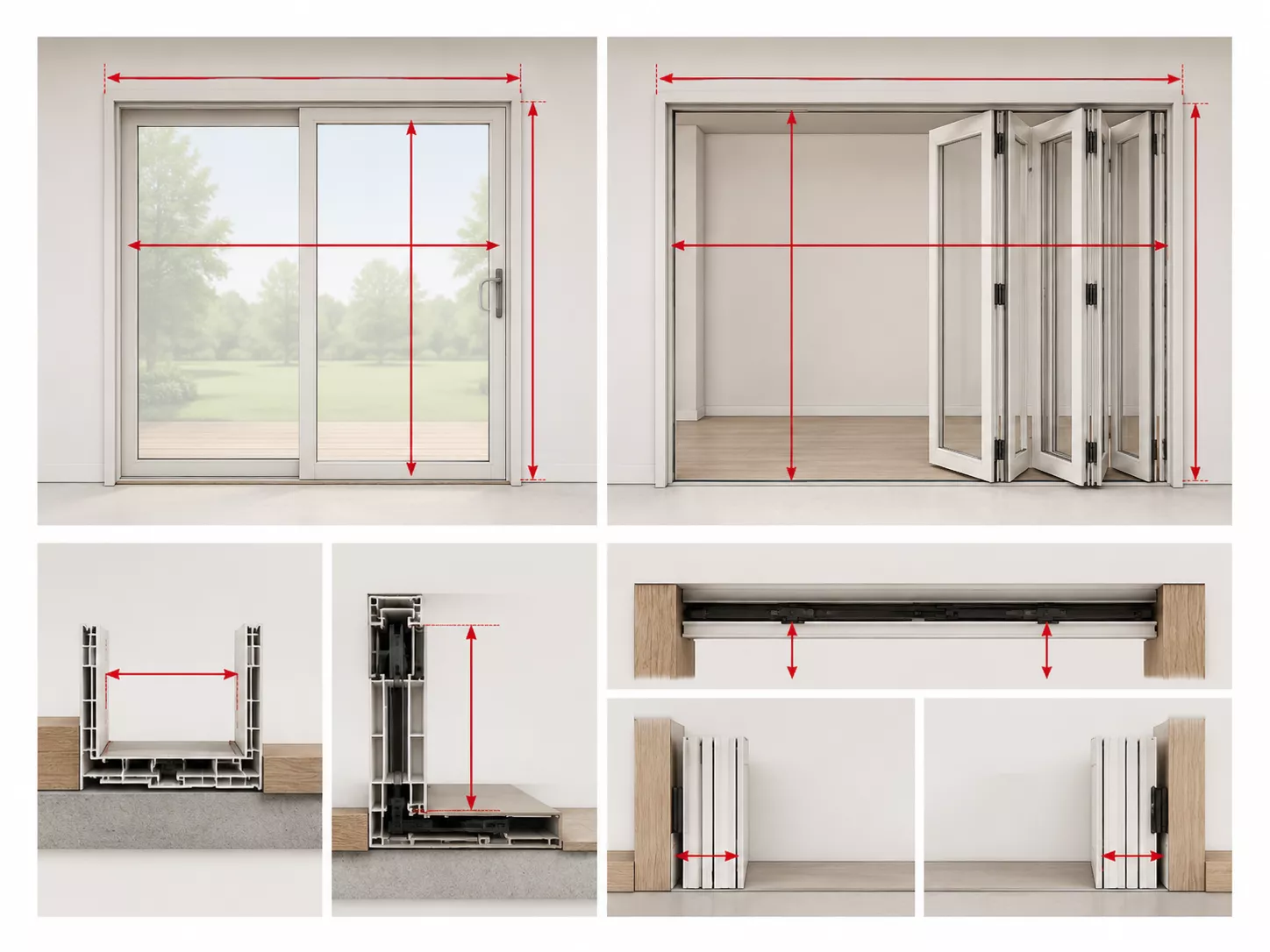 Measure for Vinyl Sliding & Bifold Doors