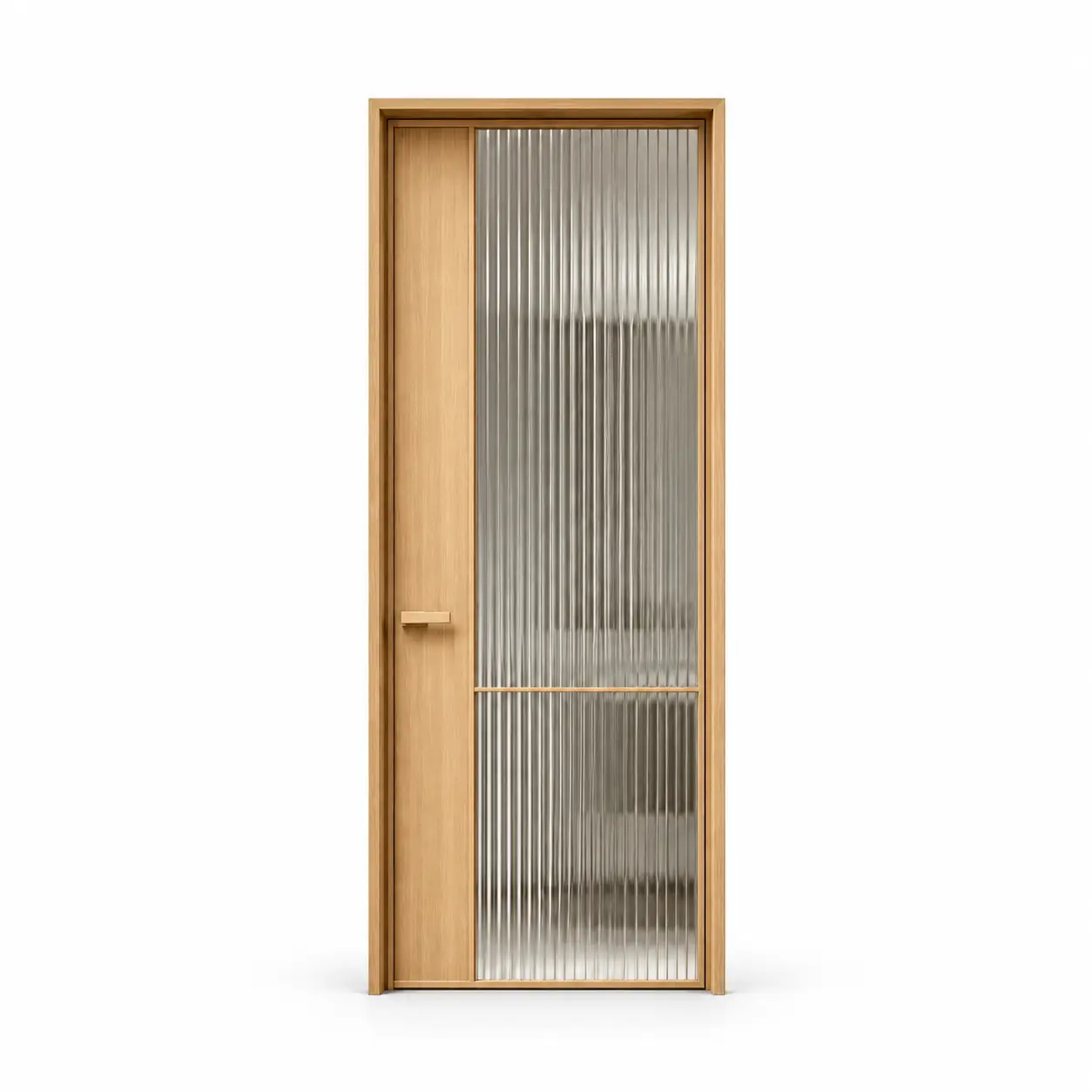 Luxe Wood Grain Interior Swing Door