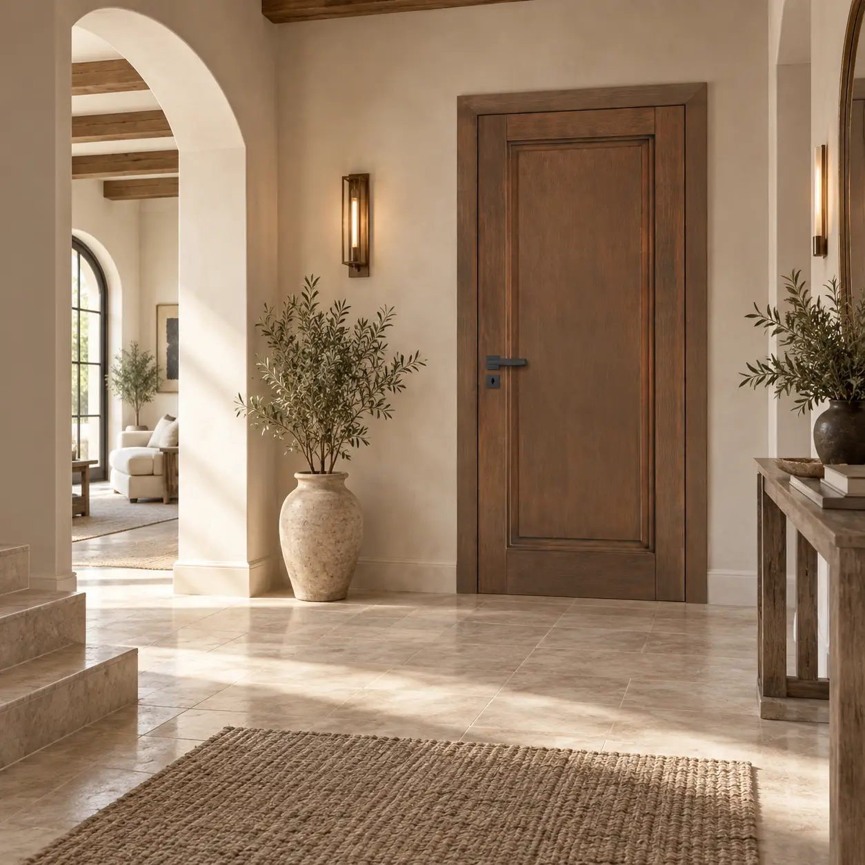 Gray Olive Panel Door - Image 3