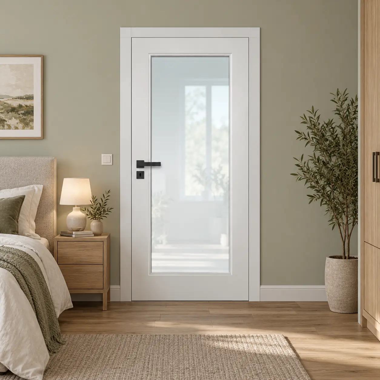 Pure White Glass Door - Image 3