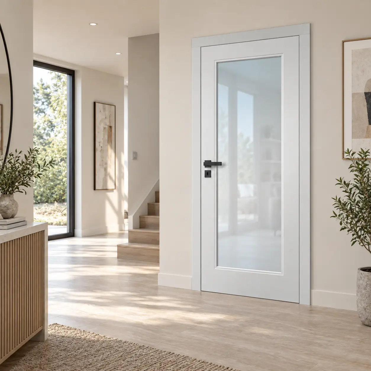 Pure White Glass Door - Image 4