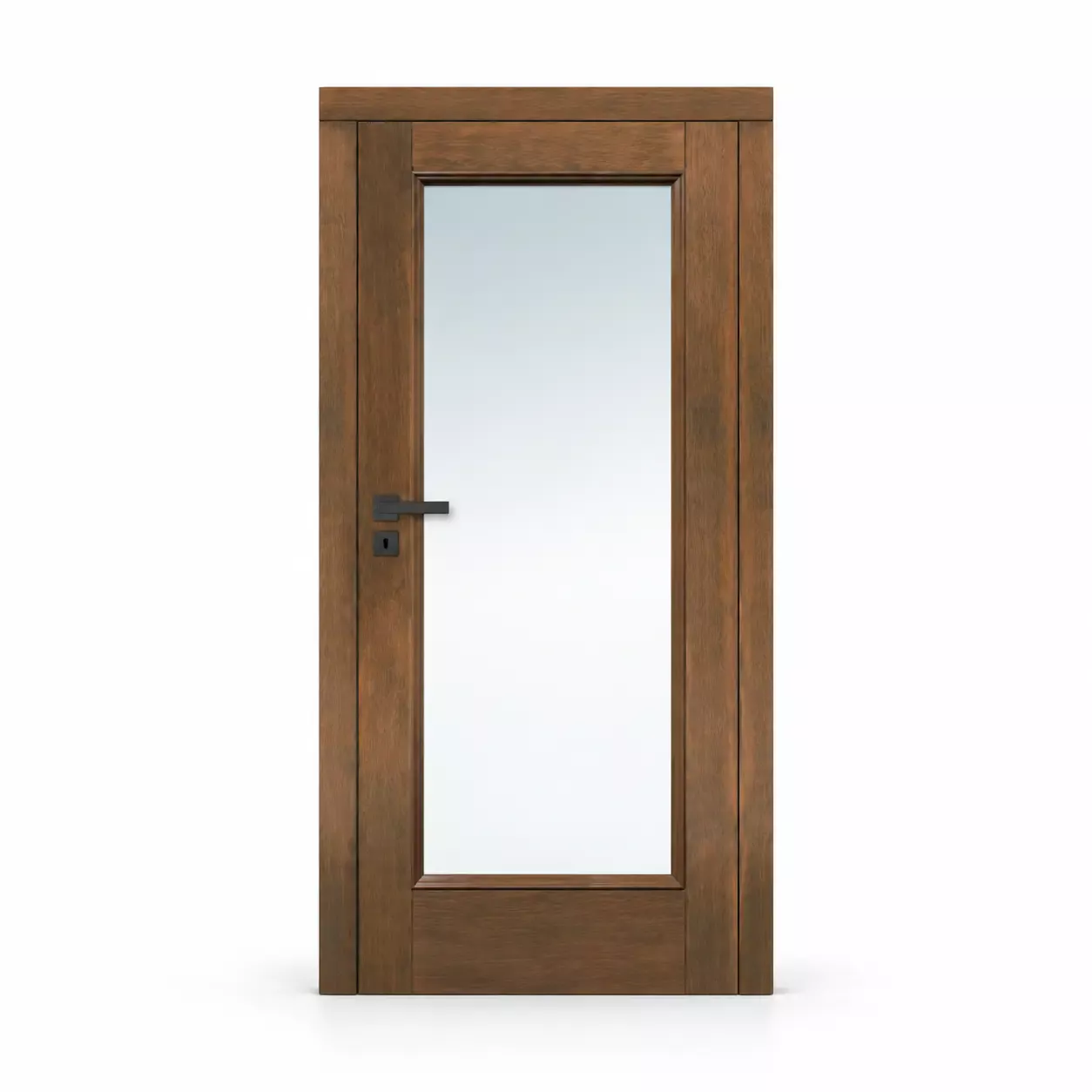Gray Olive Glass Door