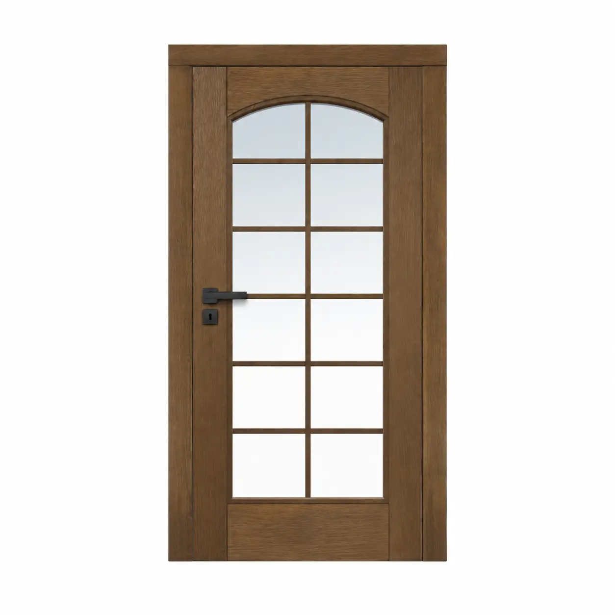 Olive Archway Glass Door