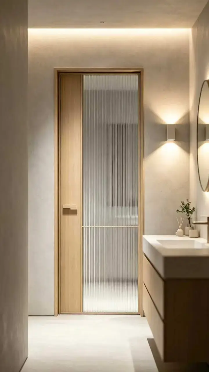 Luxe Wood Grain Interior Swing Door - Image 3