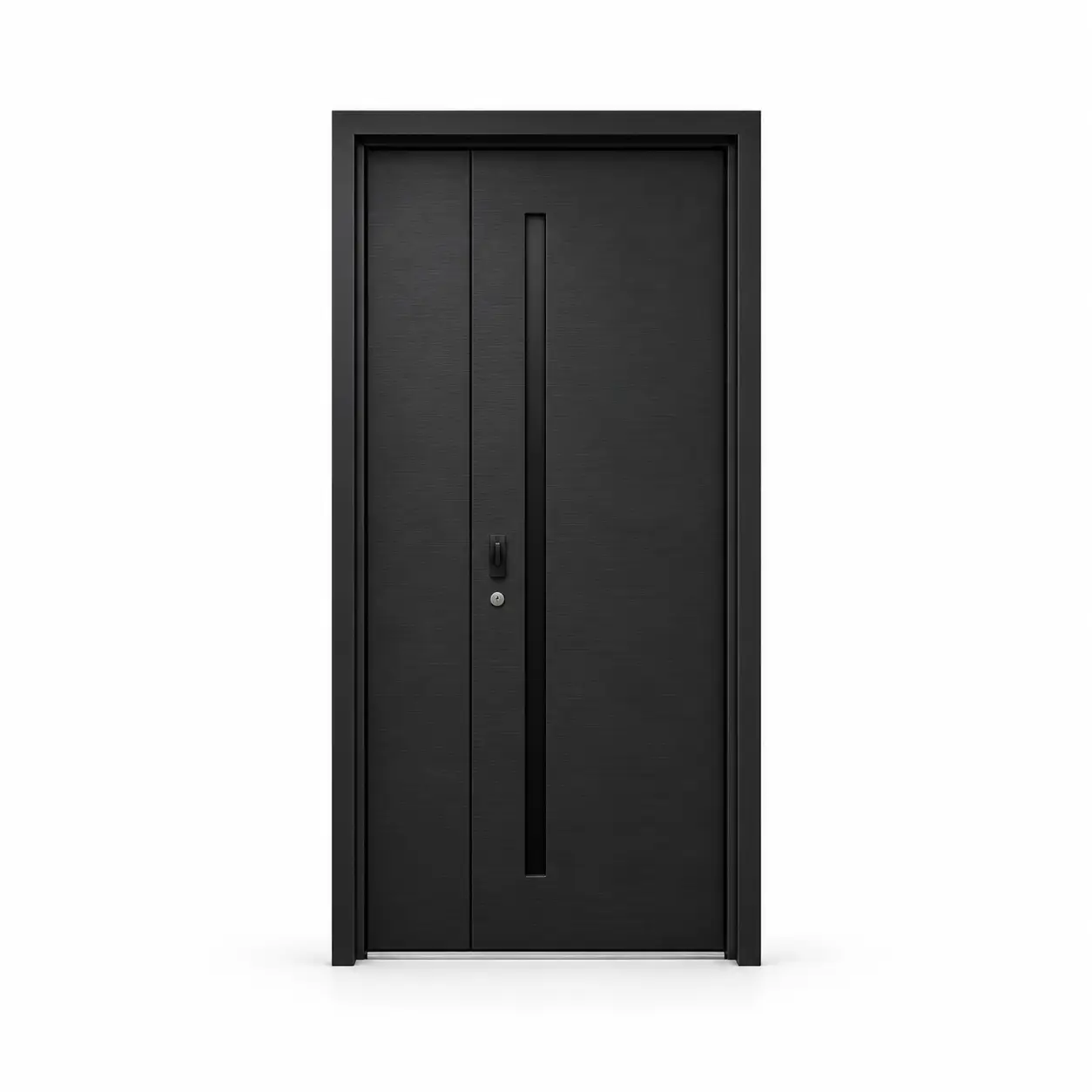 Midnight Minimalist Entry Door